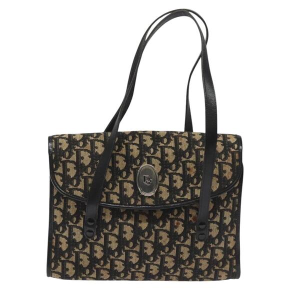 DIOR Trotter Canvas Hand Bag Navy - Picture 2 of 13